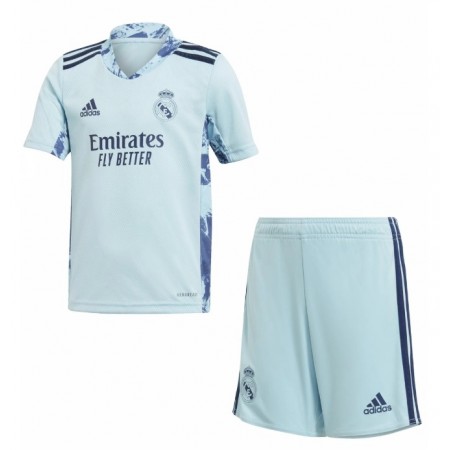 Koszulka Real Madryt Bramkarska Dziecięcy Domowe Koszulki Piłkarskie 2020-2021 Krótki Rękaw